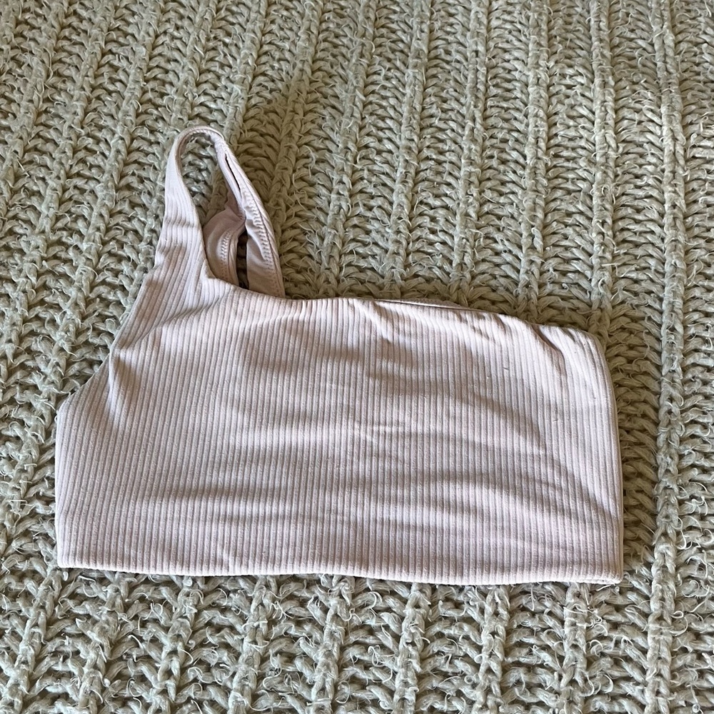 Ribbed One-Shoulder Lululemon Sports Bra